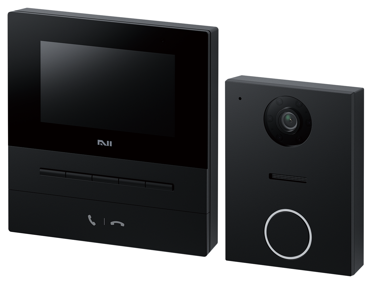 Nasta Interphone 2 ブラックのセット